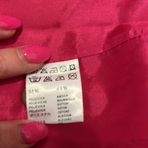 Like New Oiliy Brocade Wrap Skirt (Button and aside Tie) Size 34 Pleated - Picture 12 of 13